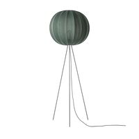 Knit-Wit Round Floor Lamp High Ø60 Tweed Green
