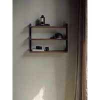Tea Shelf Walnut & Black