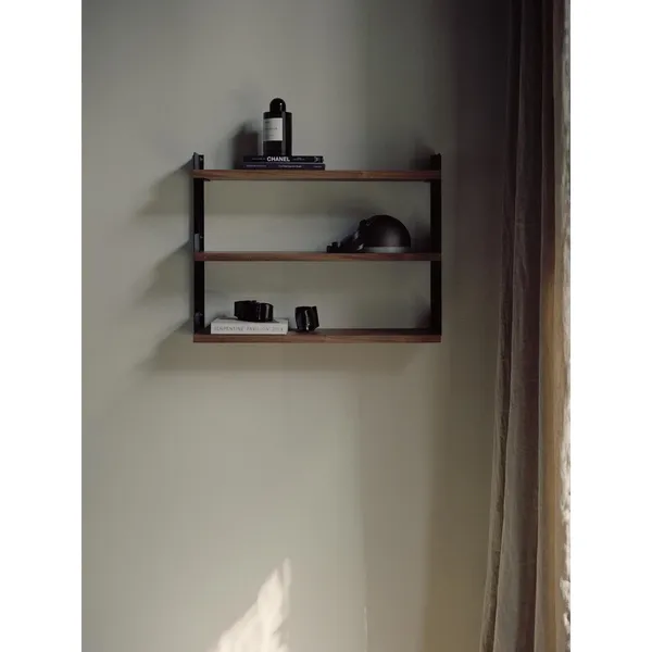 Tea Shelf Walnut & Black