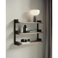Tea Shelf Walnut & Black