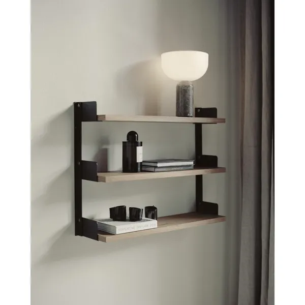 Tea Shelf Walnut & Black
