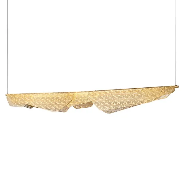 MEDITERRANEA 160 CM Dæmpbar Pendel Børstet Messing