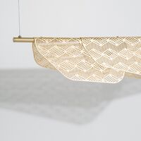 MEDITERRANEA 160 CM Dæmpbar Pendel Børstet Messing