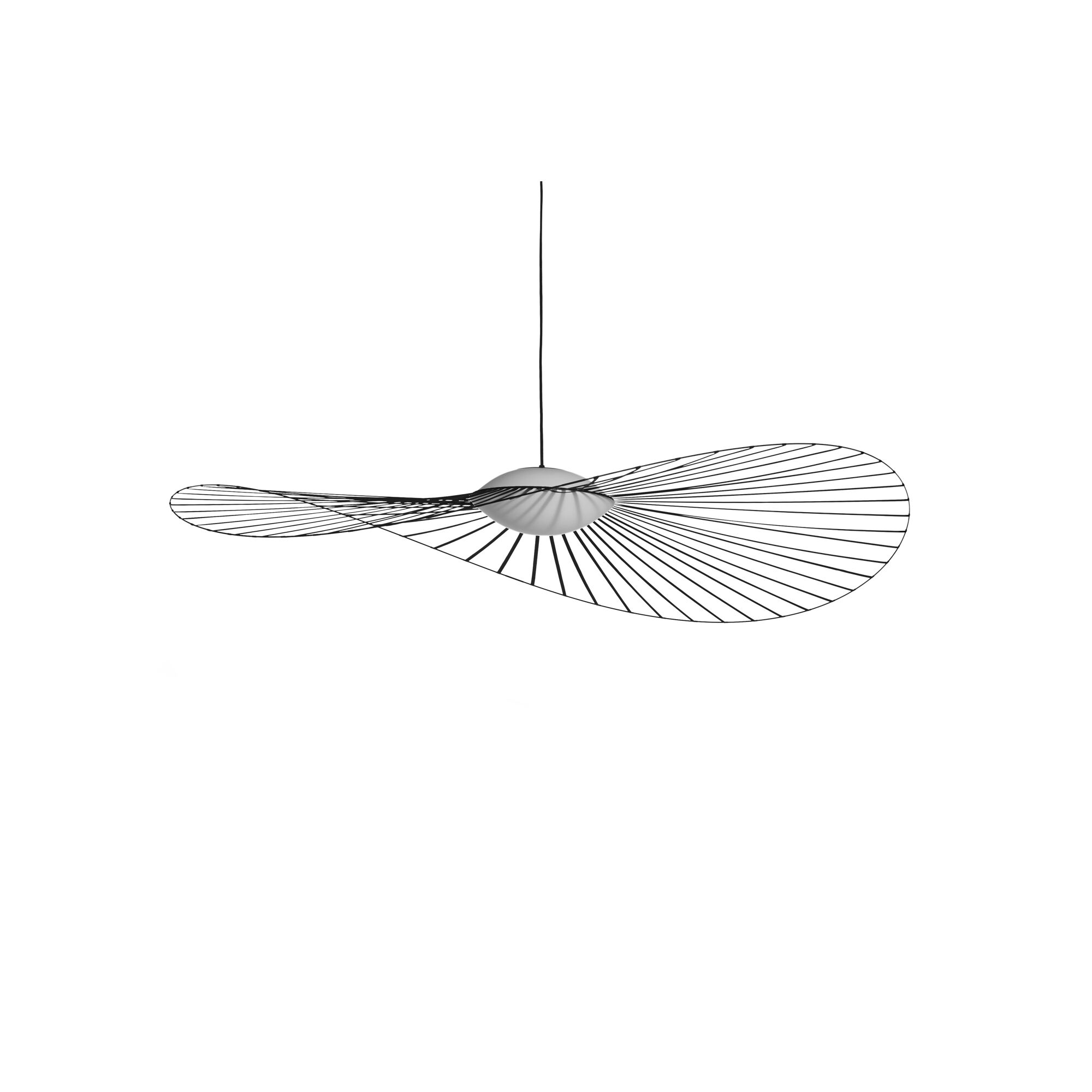 VERTIGO NOVA Taklampa Medium Svart/ Vit