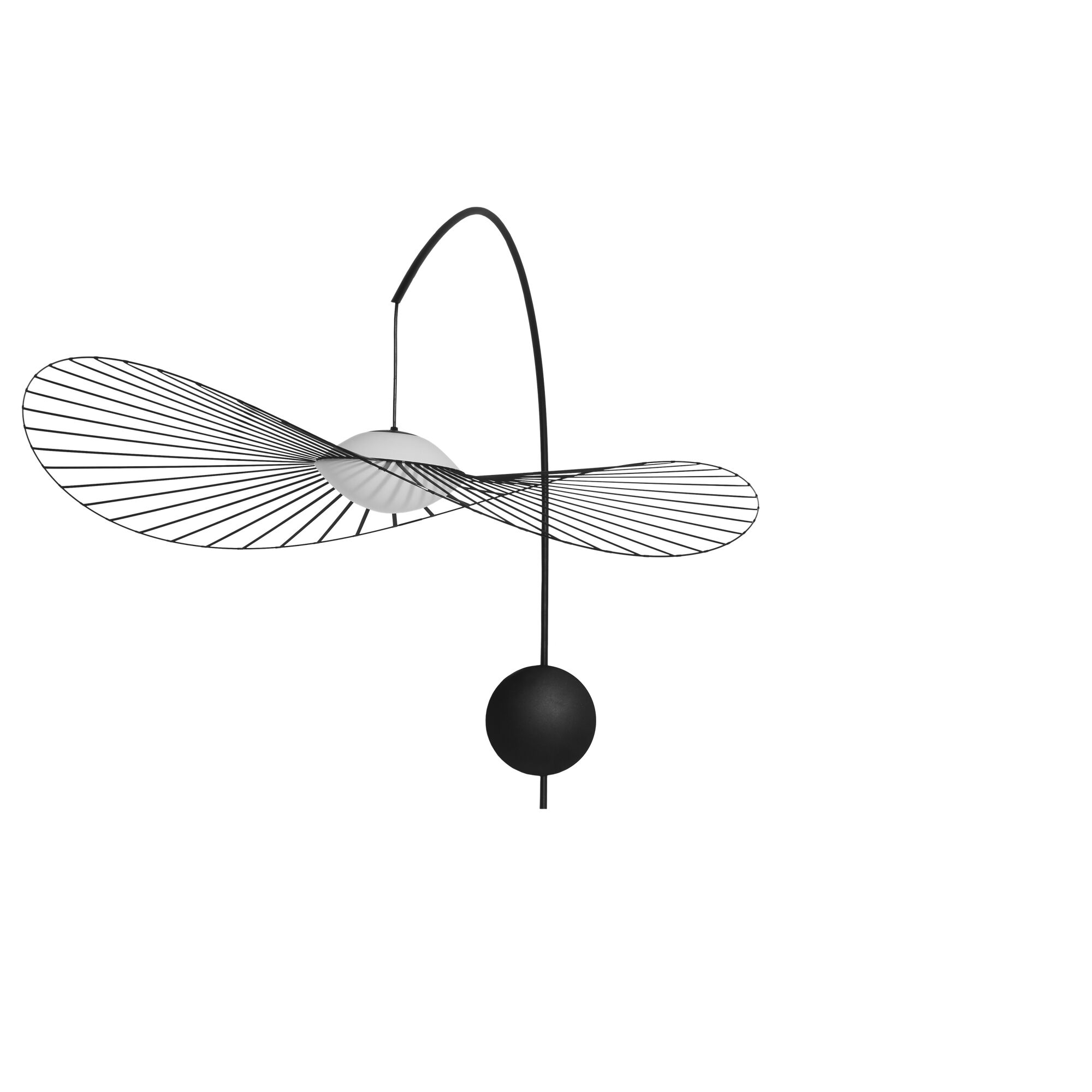 VERTIGO NOVA V&auml;gglampa Svart/ Vit