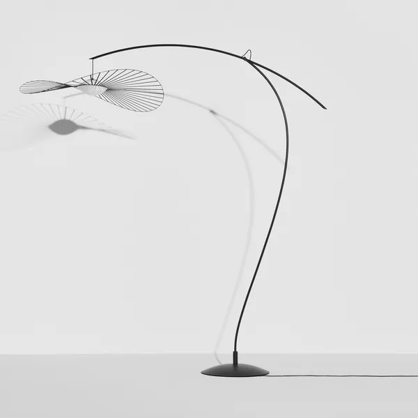 VERTIGO NOVA Gulvlampe Ø110 Sort/Hvid