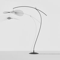 VERTIGO NOVA Gulvlampe Ø110 Sort/Hvid