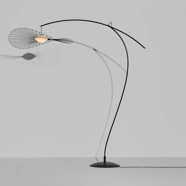 VERTIGO NOVA Gulvlampe Ø110 Sort/Hvid