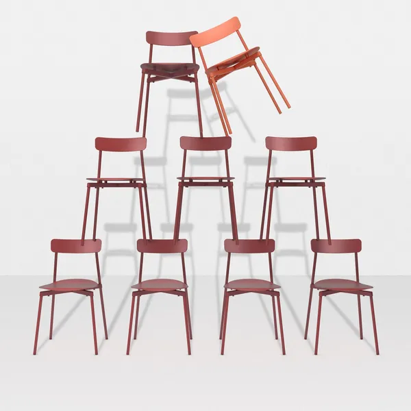 FROMME Dining Chair Maroon