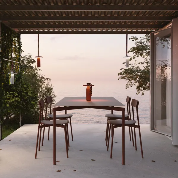 FROMME Dining Chair Maroon