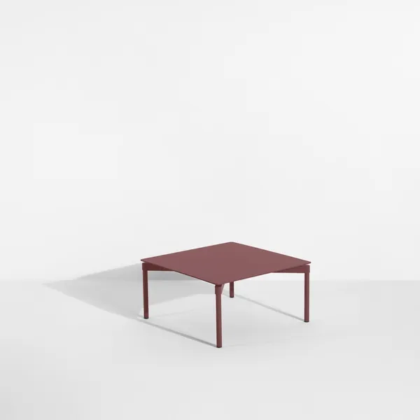 FROMME Table Basse Brun Rouge