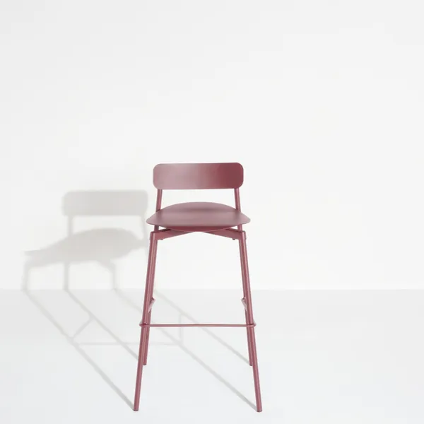 FROMME Bar Stool H65 Maroon