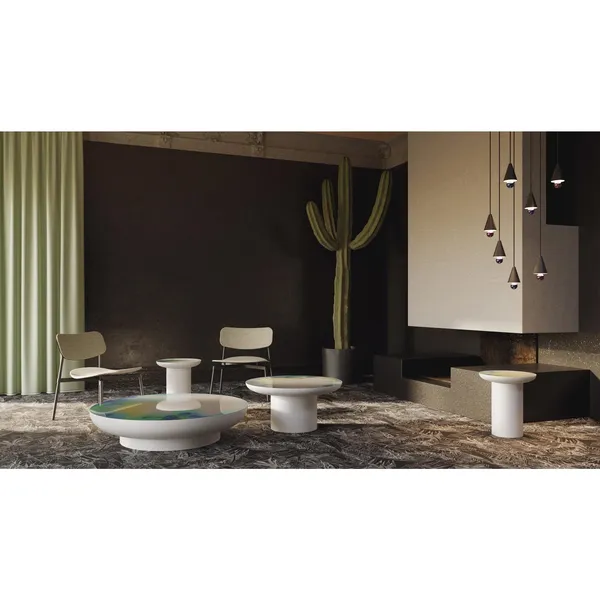FRANCIS Coffee Table Ø110 White