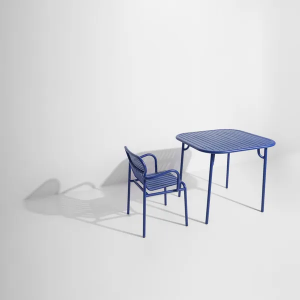 WEEK-END Square Table Blau