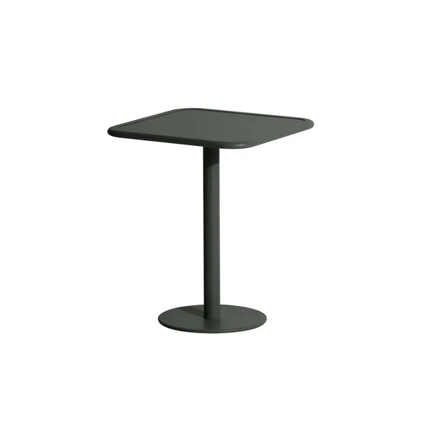 WEEK-END Café-Tisch aus Glas, Grün