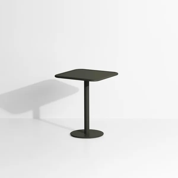 WEEK-END Café-Tisch aus Glas, Grün