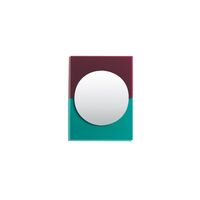 Wander Mirror 67x90 Emerald/ Cherry