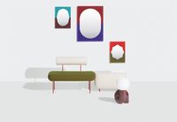 Wander Lustro 67x90 Vermilion/Khaki