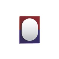 Wander Mirror 67x90 Purple/ Brown Red
