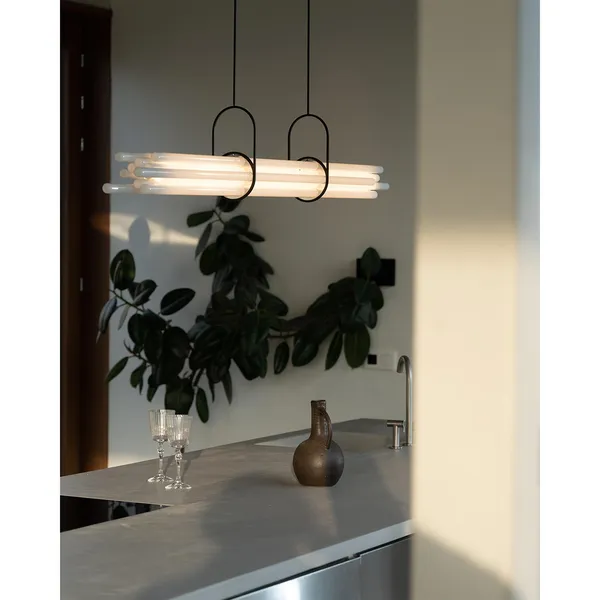 DCWéditions NL12 Pendel Sort/Glas
