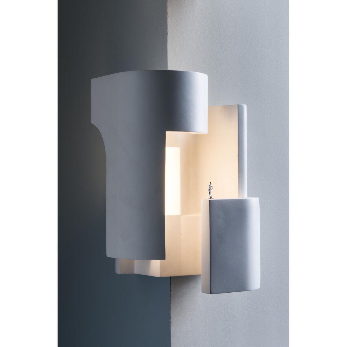 Soul Story Angle 1 Applique Murale Blanche