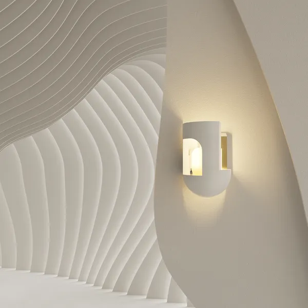 Soul Story 3 Wall Lamp White/ Gold