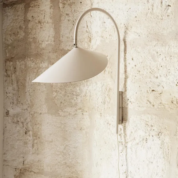 Arum Schwenkbare Wandlampe Schwarz