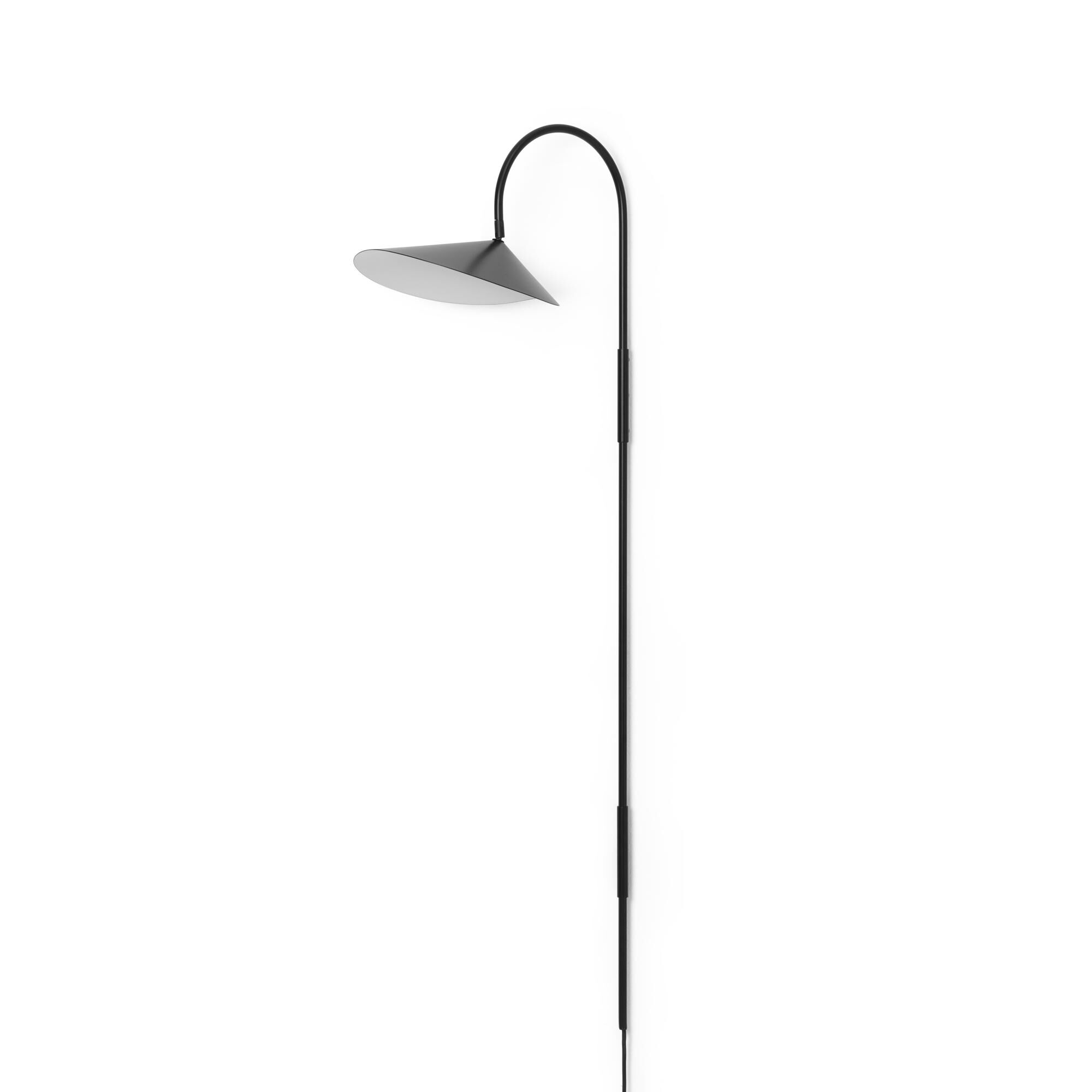 Arum Applique Murale Tall Noir