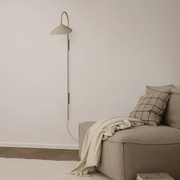 Arum Swivel Wall Lamp Tall Black