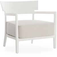 CARA MAT Outdoor Armchair White