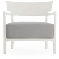 CARA MAT Outdoor Armchair White/ Gray