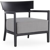 CARA MAT Outdoor Armchair Black/ Gray