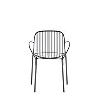 Hiray Dining Chair with Armrests Black