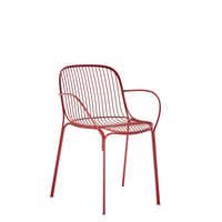 Hiray Dining Chair with Armrests Bordeaux