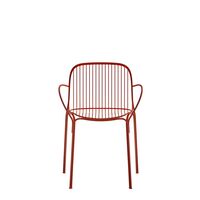 Hiray Dining Chair with Armrests Bordeaux