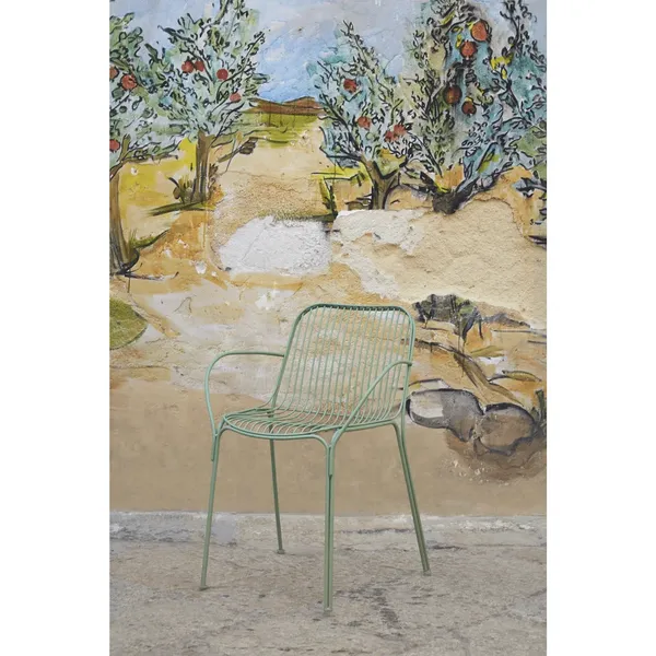 Hiray Dining Chair with Armrests Bordeaux