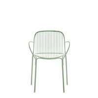 Hiray Dining Chair with Armrest Green