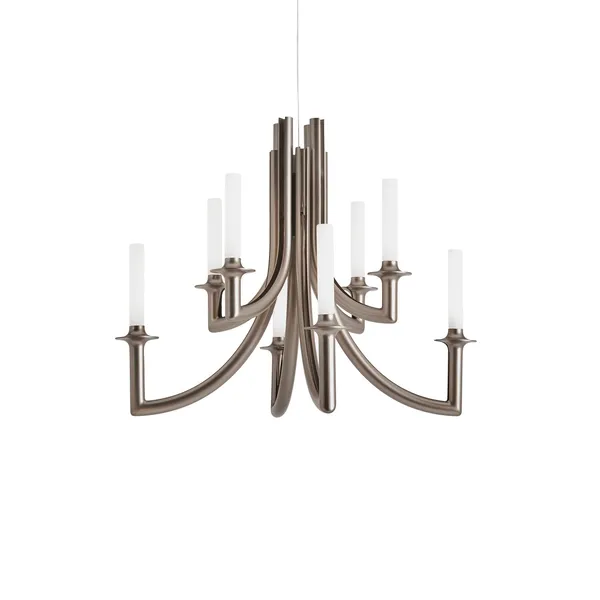 KHAN METAL Chandelier Matt Bronze