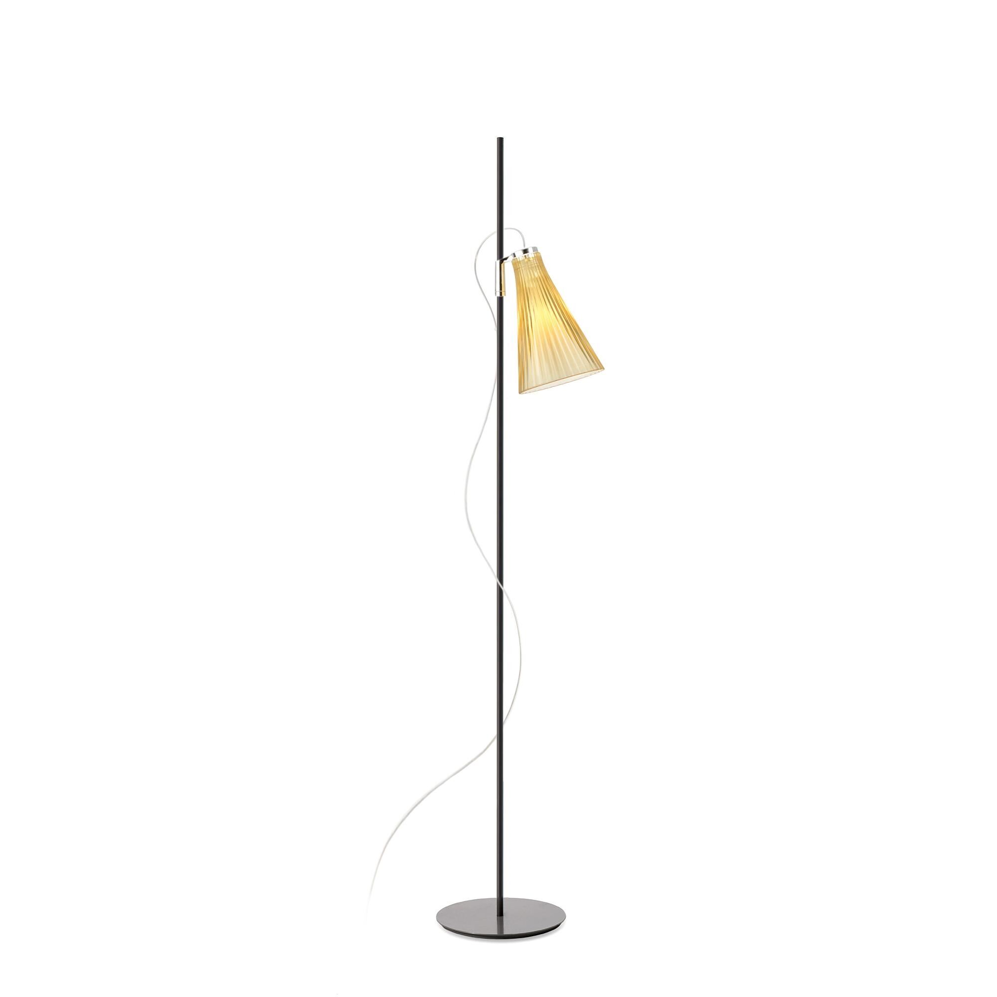 K-LUX Golvlampa Str&aring;gul/ Svart
