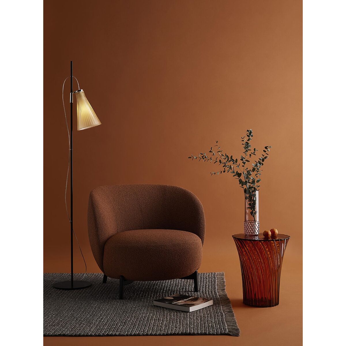 K-LUX Floor Lamp Green/ Gray