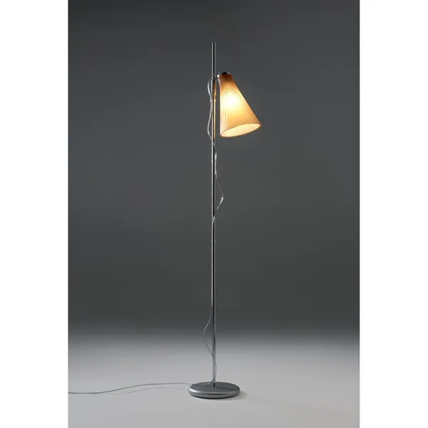 K-LUX Gulvlampe Strågul/ Grå