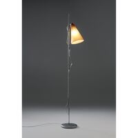 K-LUX Gulvlampe Strågul/ Grå