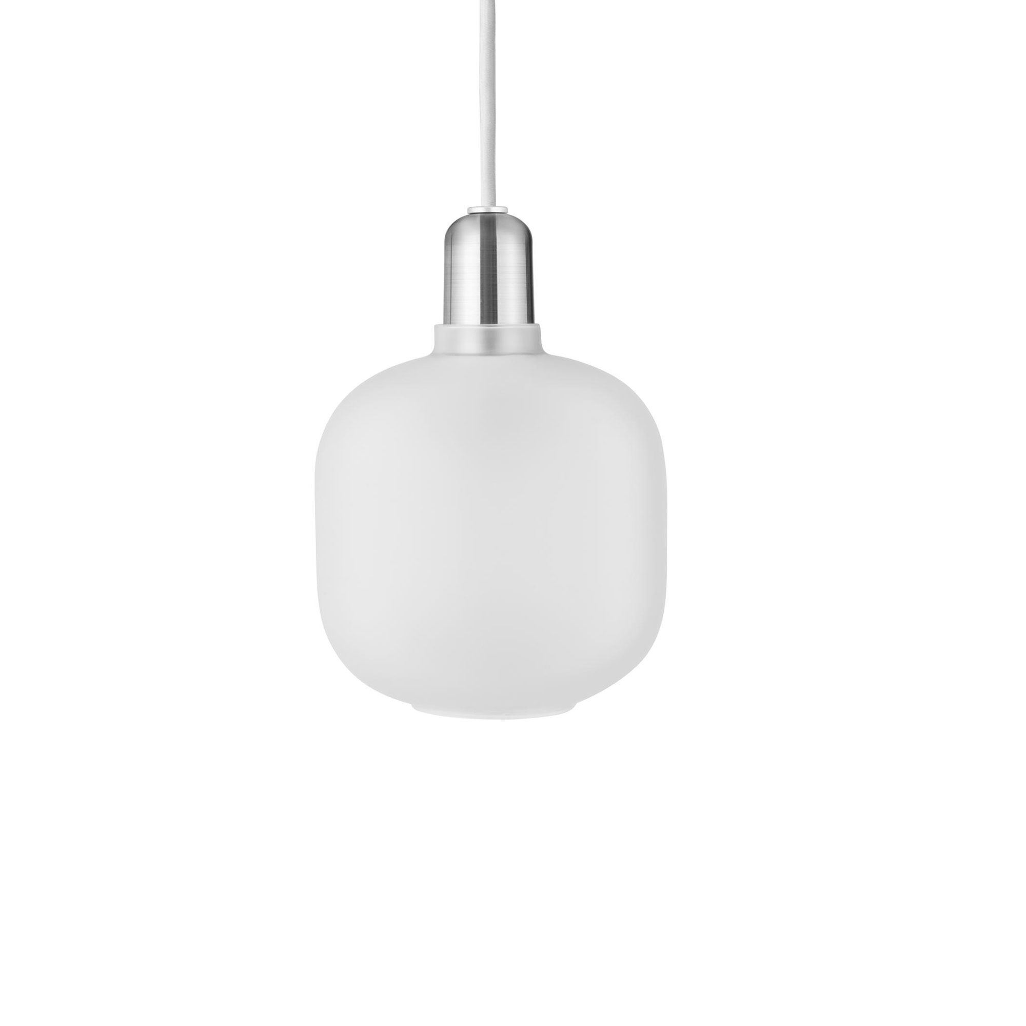 Amp Taklampa Liten Vit/ Zink