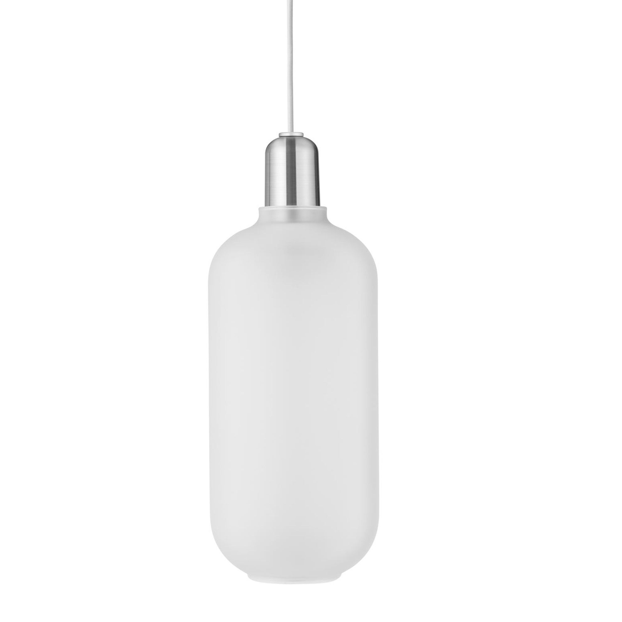Amp Taklampa Stor Vit/ Zink