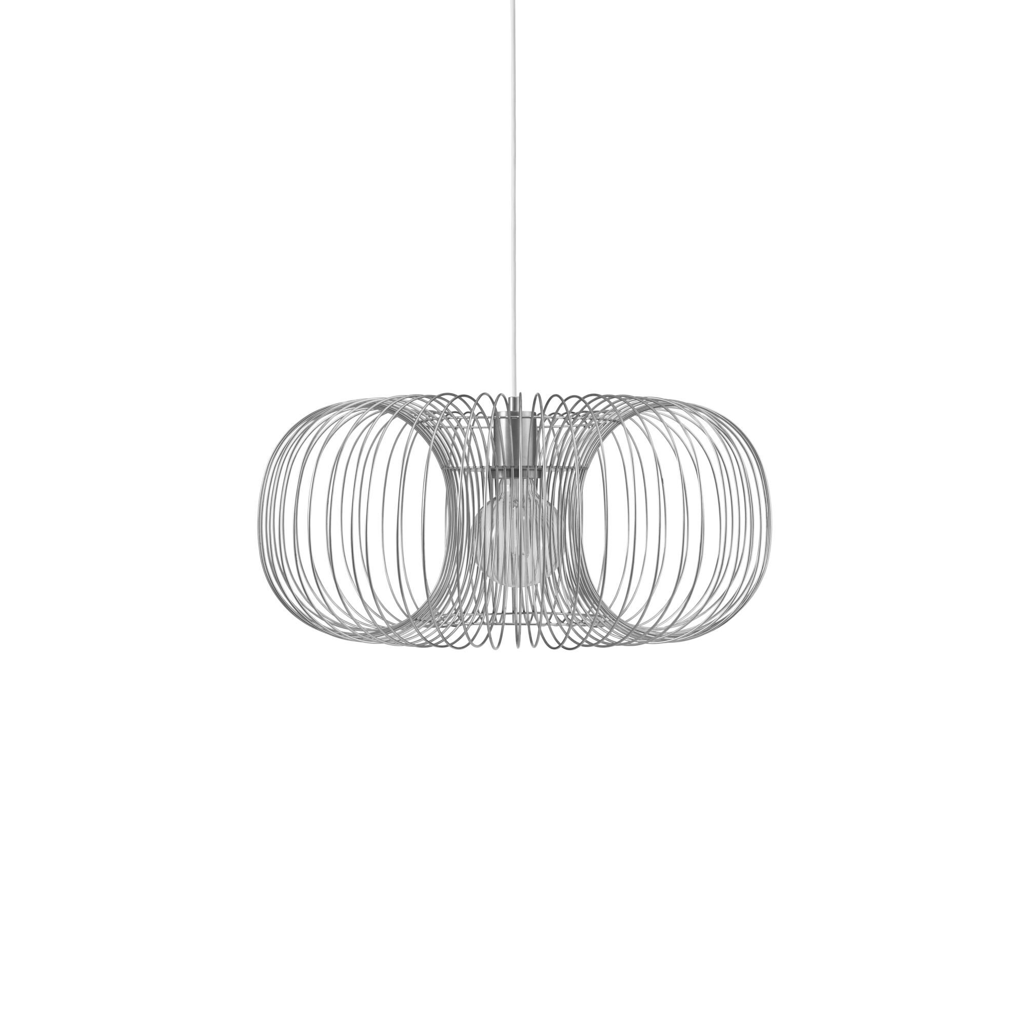 Coil Taklampe Stål Ø50