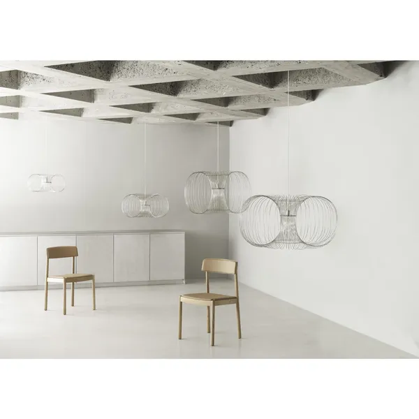 Coil Pendant Steel Ø50