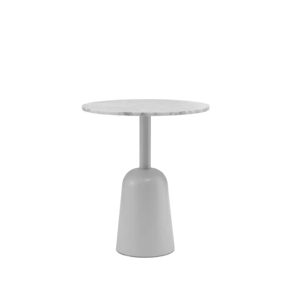 Turn Table White Marble