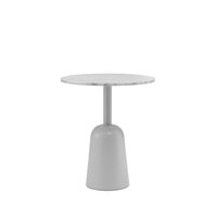 Turn Table White Marble