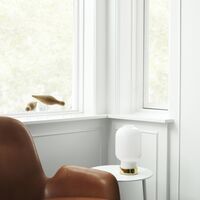 Amp Bordlampe Røgfarvet/Messing