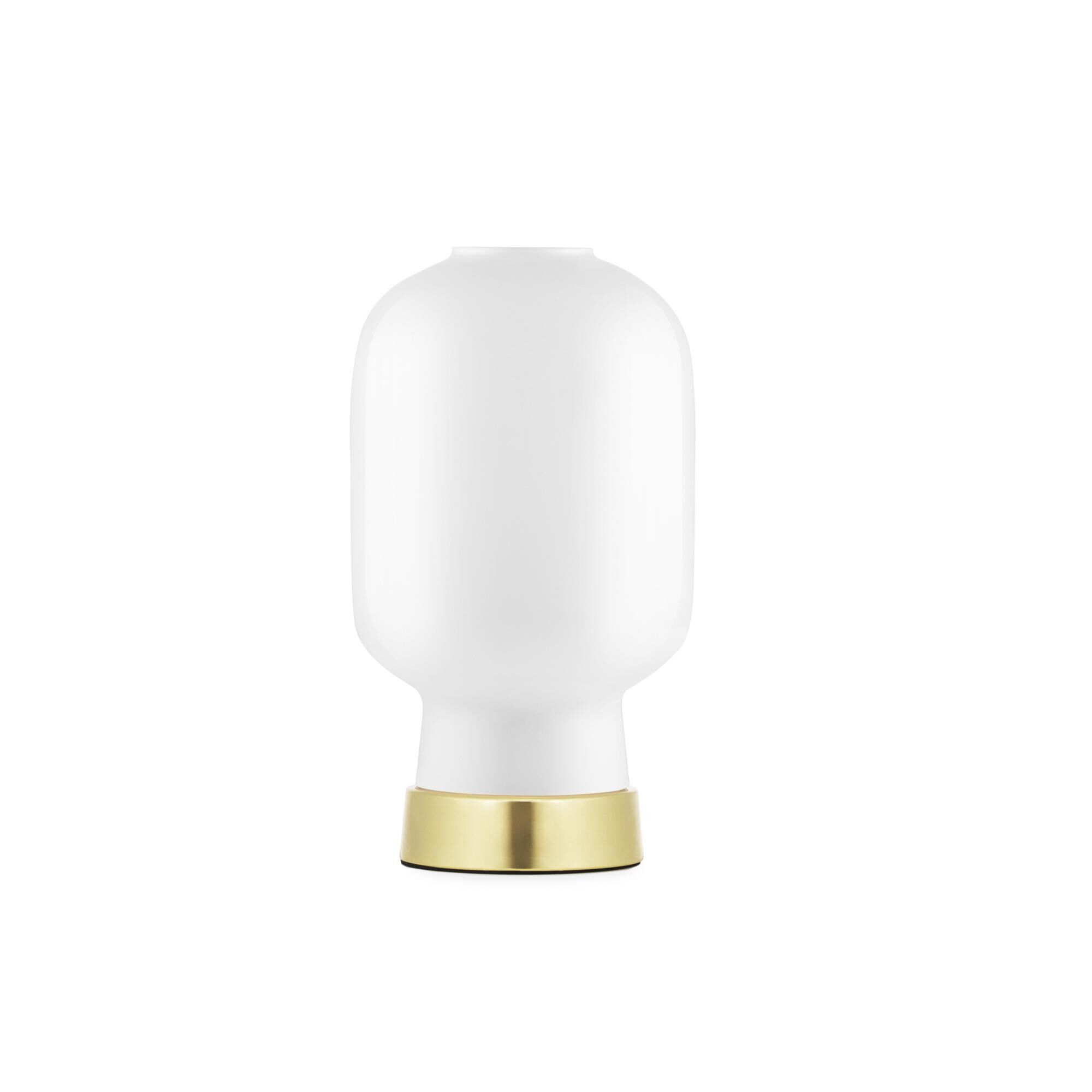 Amp Bordslampa Vit/M&auml;ssing